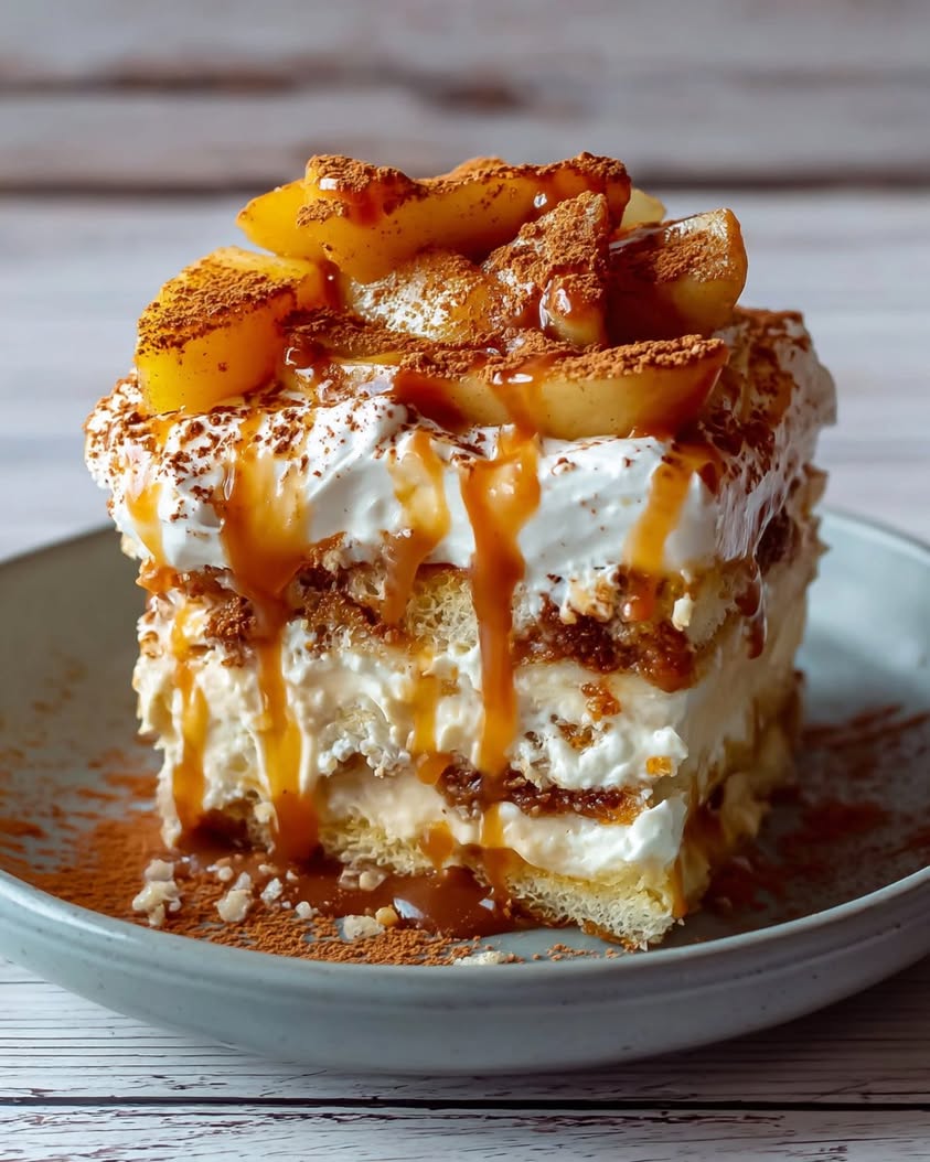 Salted Caramel Apple Tiramisu: An Irresistible Fall Dessert 21 salted caramel apple tiramisu