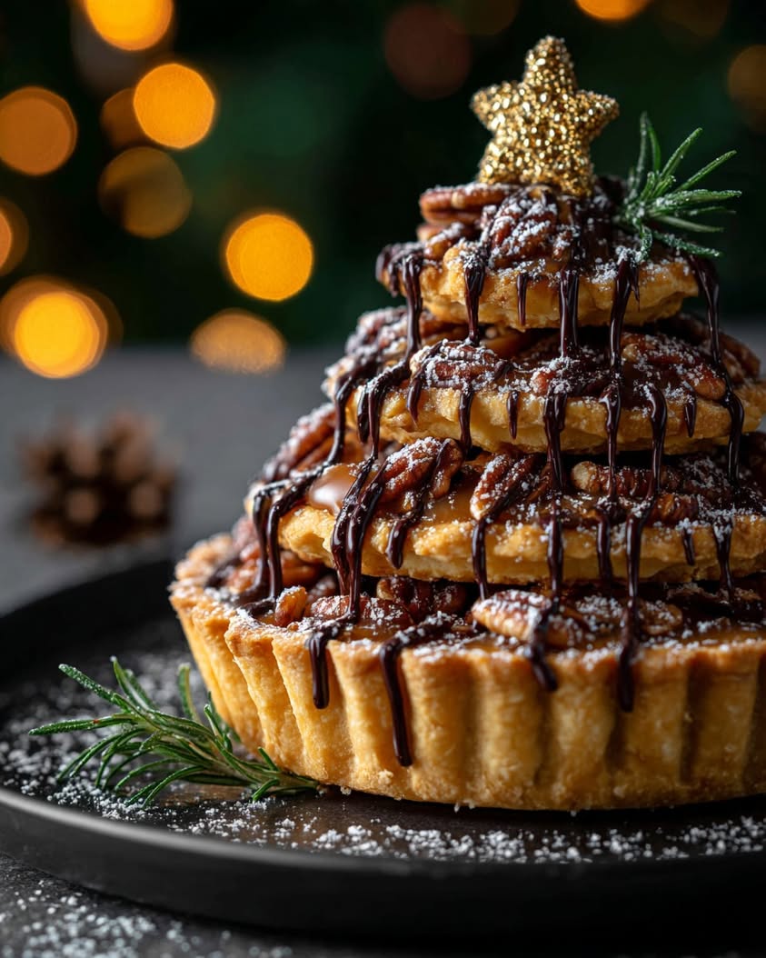 Salted Caramel Pecan Tree Tart: An Elegant Holiday Dessert 18 salted caramel pecan tart