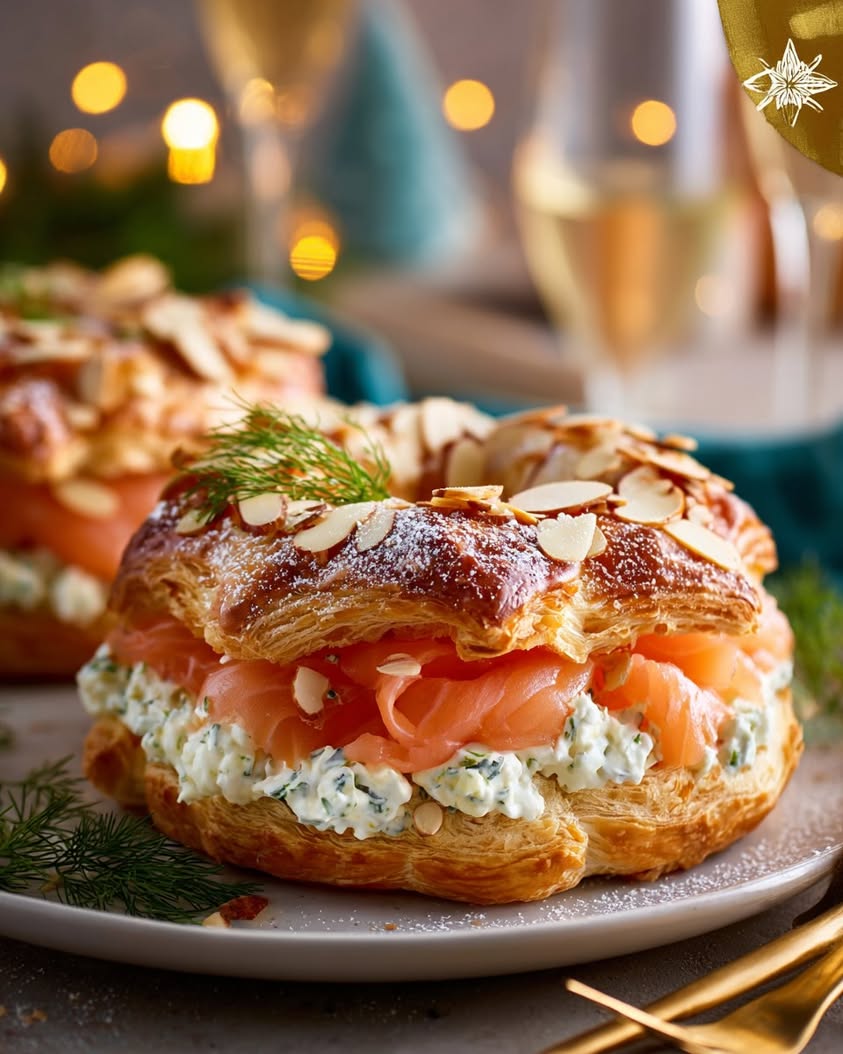 Smoked Salmon Christmas Crown with Herbed Cream Cheese 18 smoked salmon herbed cheese crown