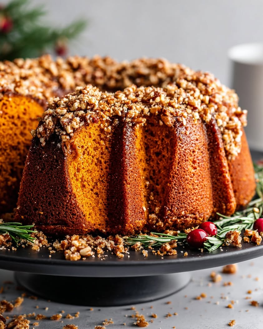 Sweet Potato and Pecan Crumble Wreath for Your Holiday Table 21 sweet potato pecan crumble wreath