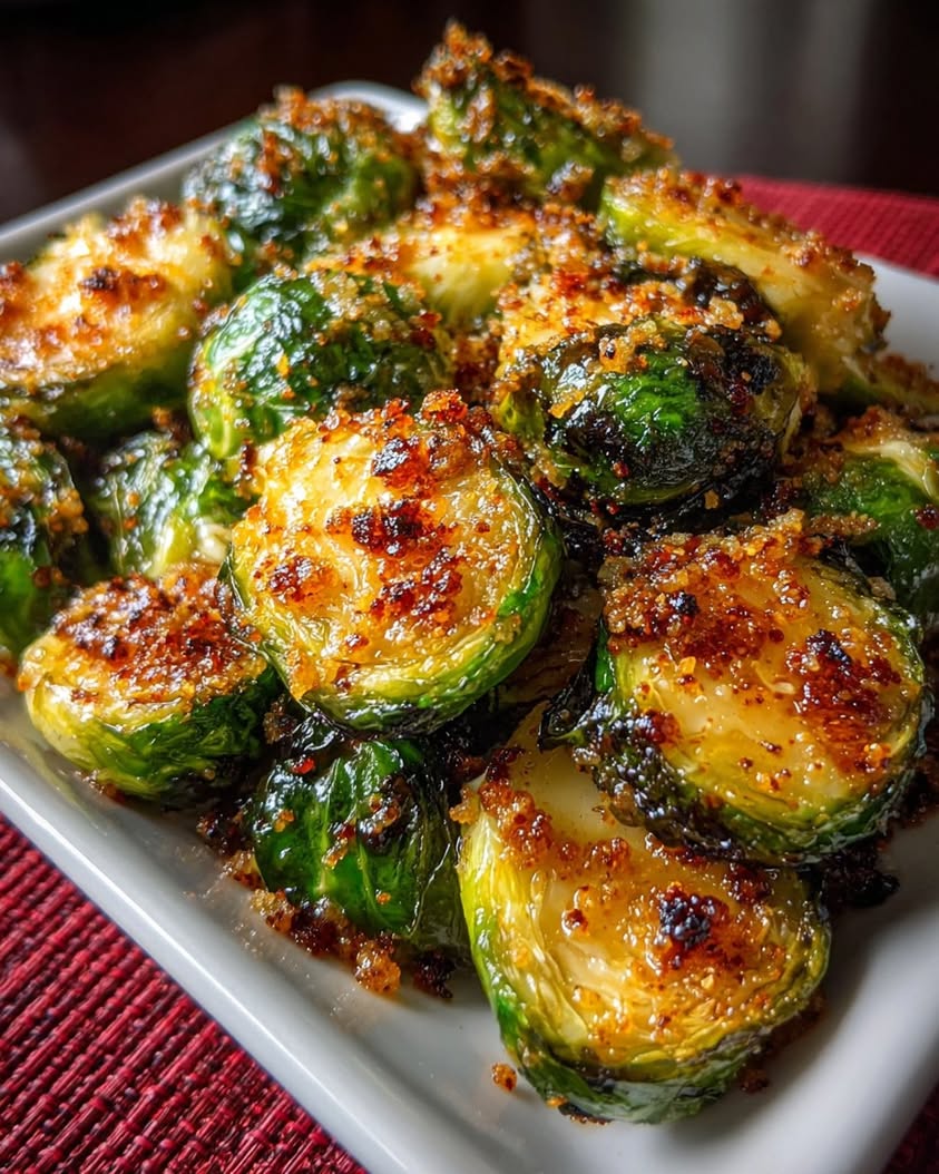 Spicy Maple Pecan Brussels Sprouts: A Caramelized Side Dish Recipe 17 caramelized brussels sprouts spicy maple pecan