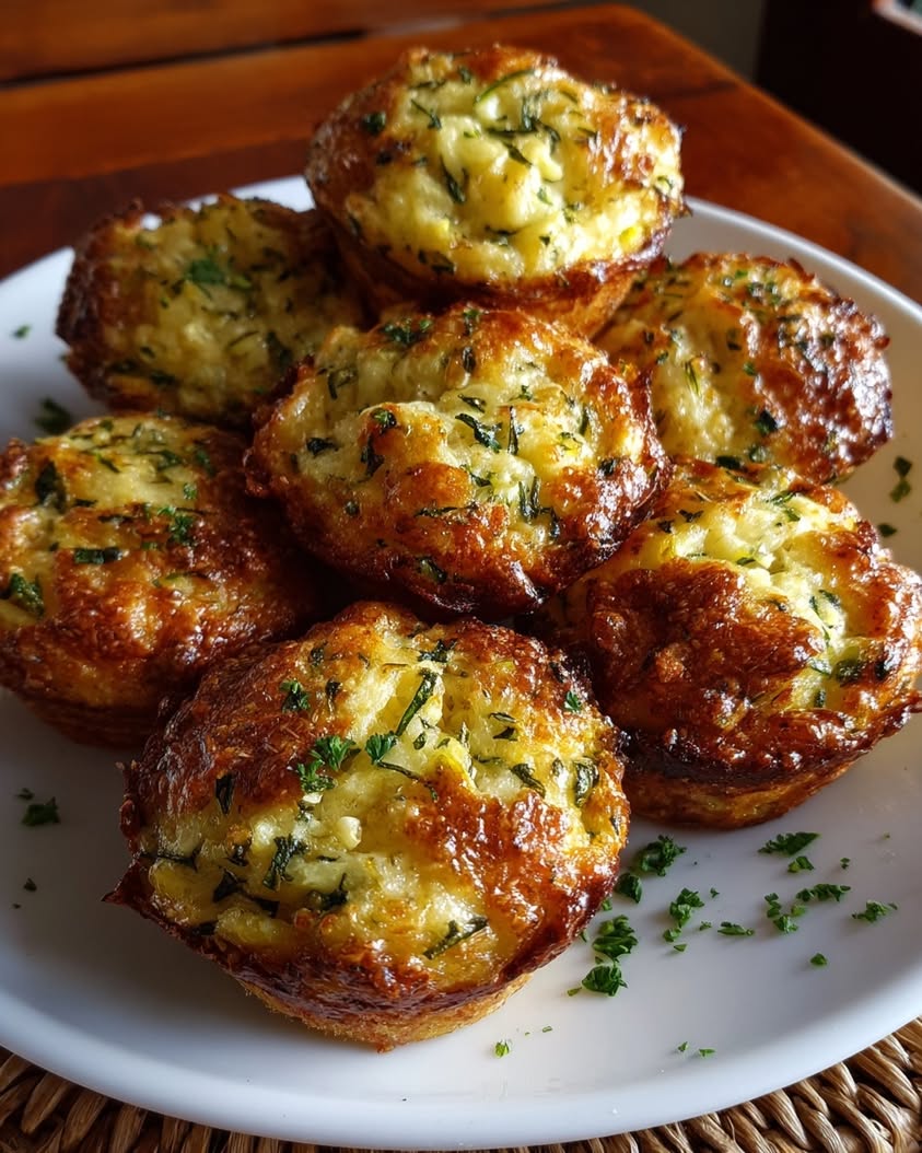 Crispy Parmesan Zucchini Potato Muffins: A Savory Snack Recipe 20 crispy parmesan zucchini potato muffins