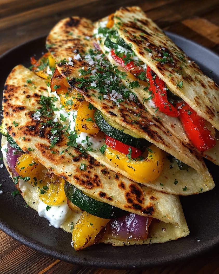 Grilled Mediterranean Veggie Quesadillas: A Flavorful Fusion Recipe 19 grilled mediterranean veggie quesadillas