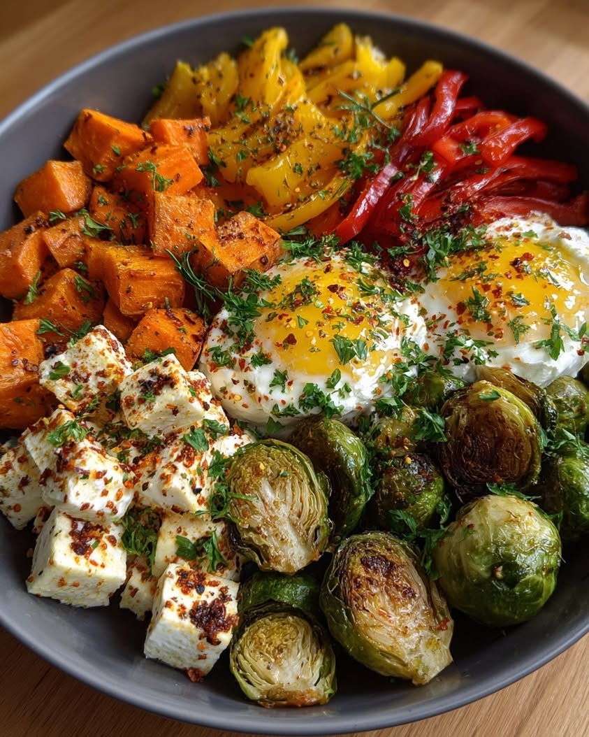 Hot Honey Roasted Veggies with Whipped Feta Recipe 19 hot honey roasted veggies whipped feta