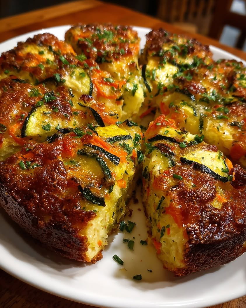 Mediterranean Veggie Crinkle Cake: A Savory Zucchini and Carrot Delight 20 mediterranean veggies crinkle cake