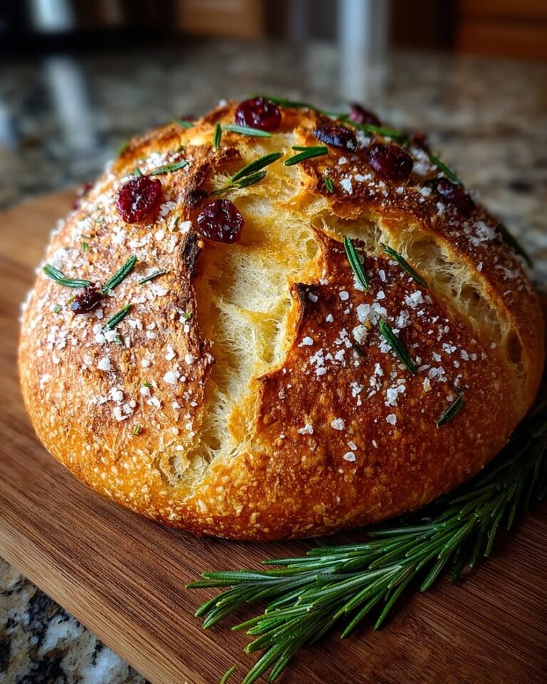 Category Page 12 no knead rosemary cranberry bread