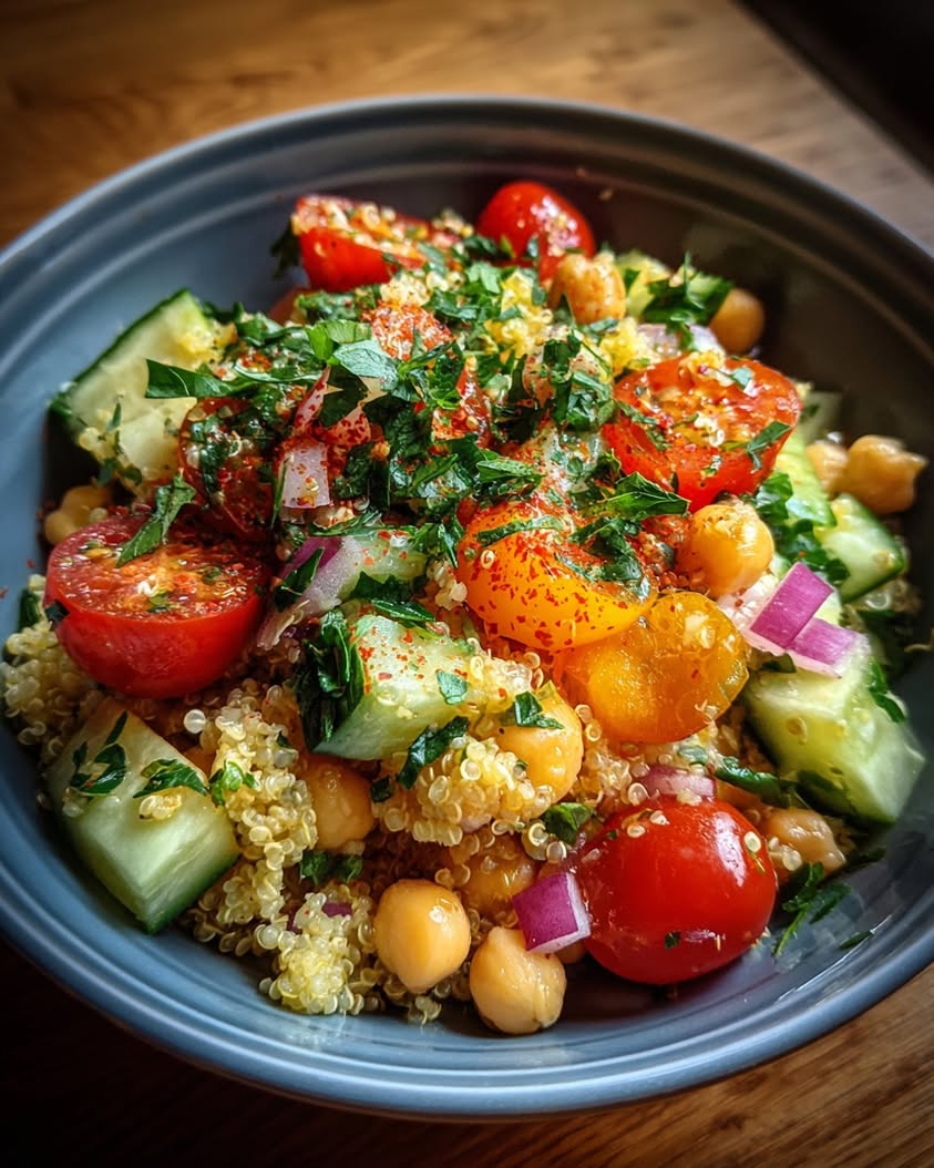 Bright & Zesty Quinoa Chickpea Salad Recipe for Easy Lunches 20 quinoa chickpea salad
