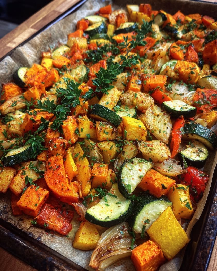 Rustic Roasted Vegetable and White Bean Bake with Fresh Thyme 22 rustic roasted vegetable bean bake