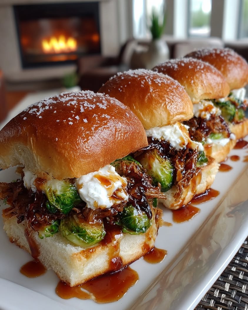 Spicy Maple Brussels Sprouts Sliders: A Sweet and Savory Vegetarian Bite 19 spicy maple brussels sprouts sliders