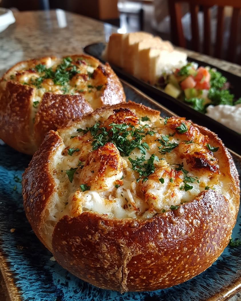 Stuffed Seafood Bread Bowls: An Impressive and Easy Dinner Recipe 19 stuffed seafood bread bowls