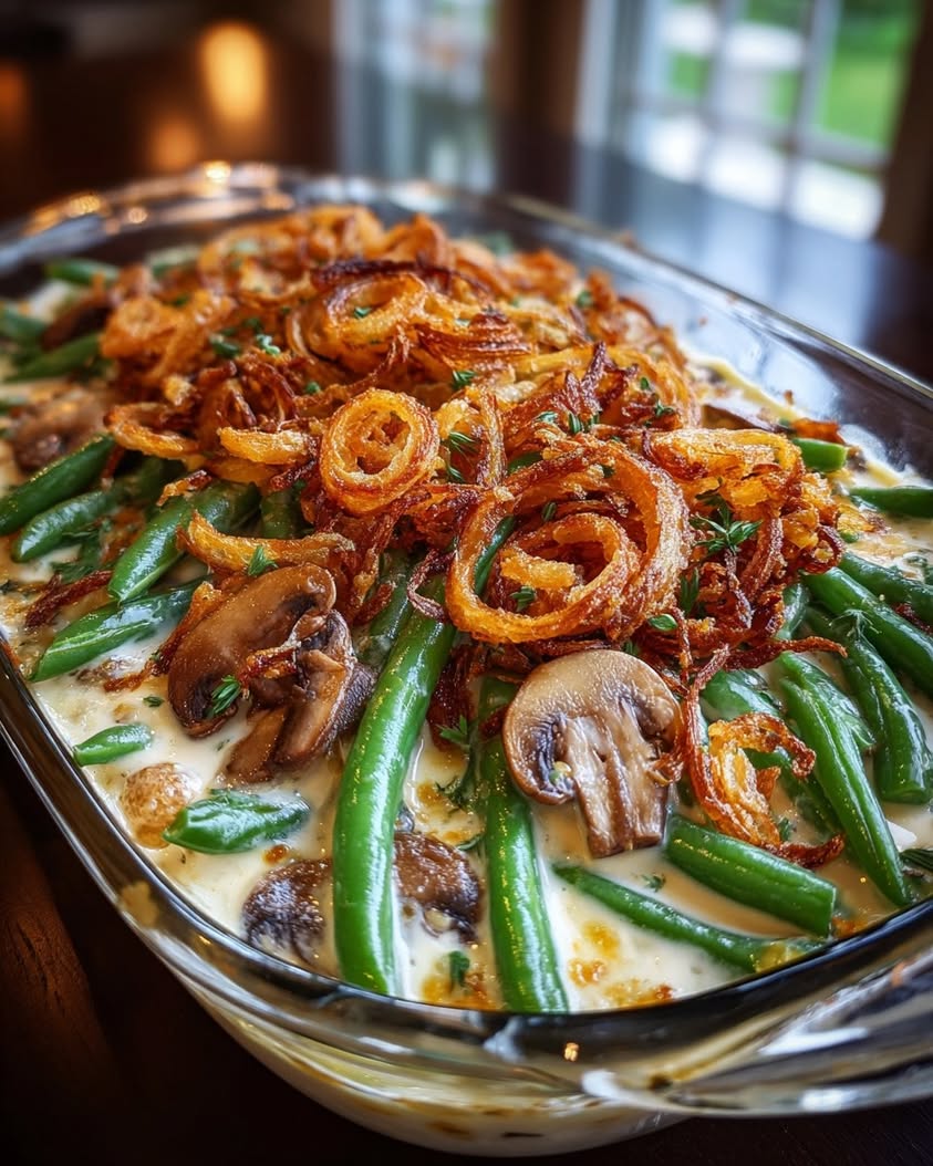 Ultimate Creamy Green Bean Casserole with Crispy Onion Topping 21 ultimate creamy green bean casserole
