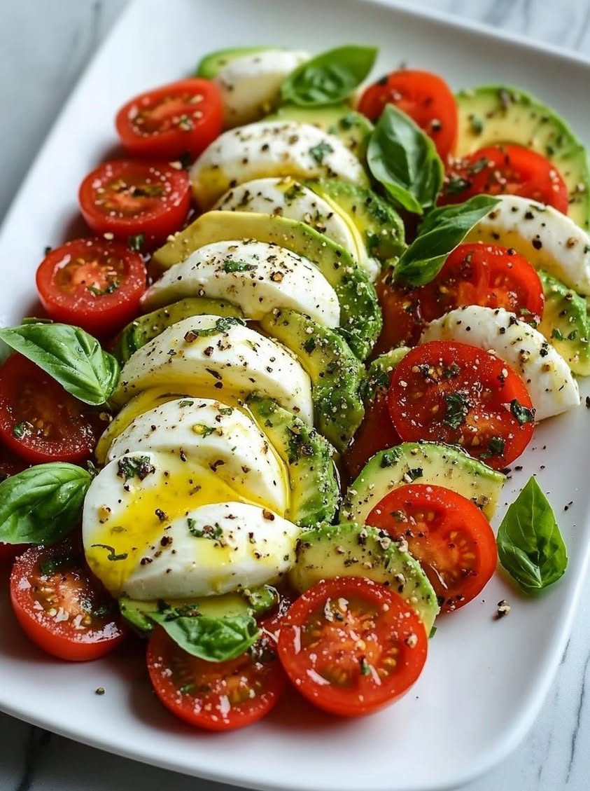 Creamy Avocado Caprese Salad: A Fresh Twist on a Classic Recipe 15 creamy avocado mozzarella caprese basil