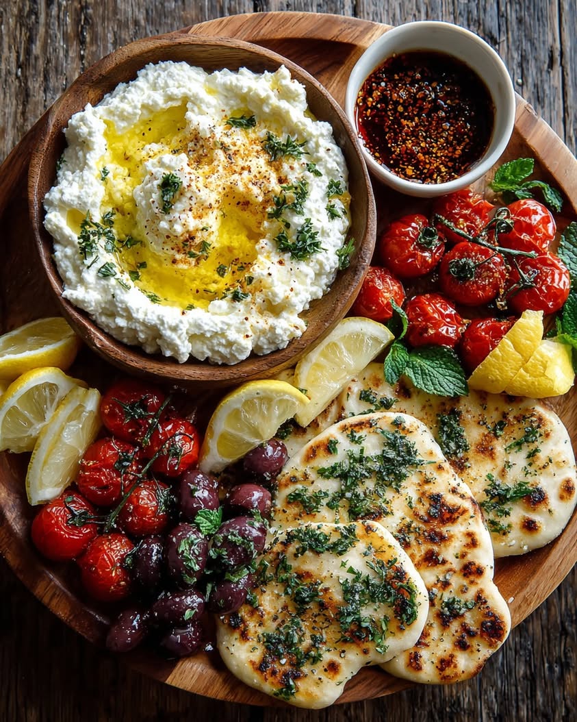 Creamy Ricotta Mediterranean Sharing Board 26 creamy ricotta mediterranean sharing board