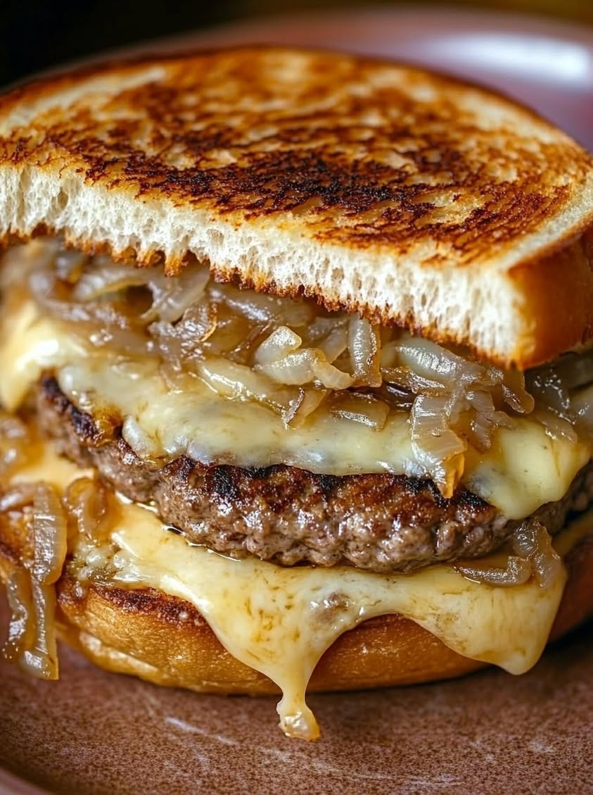 The Ultimate Golden-Brown Patty Melt Recipe with Caramelized Onions 17 golden brown patty melt cheddar onions