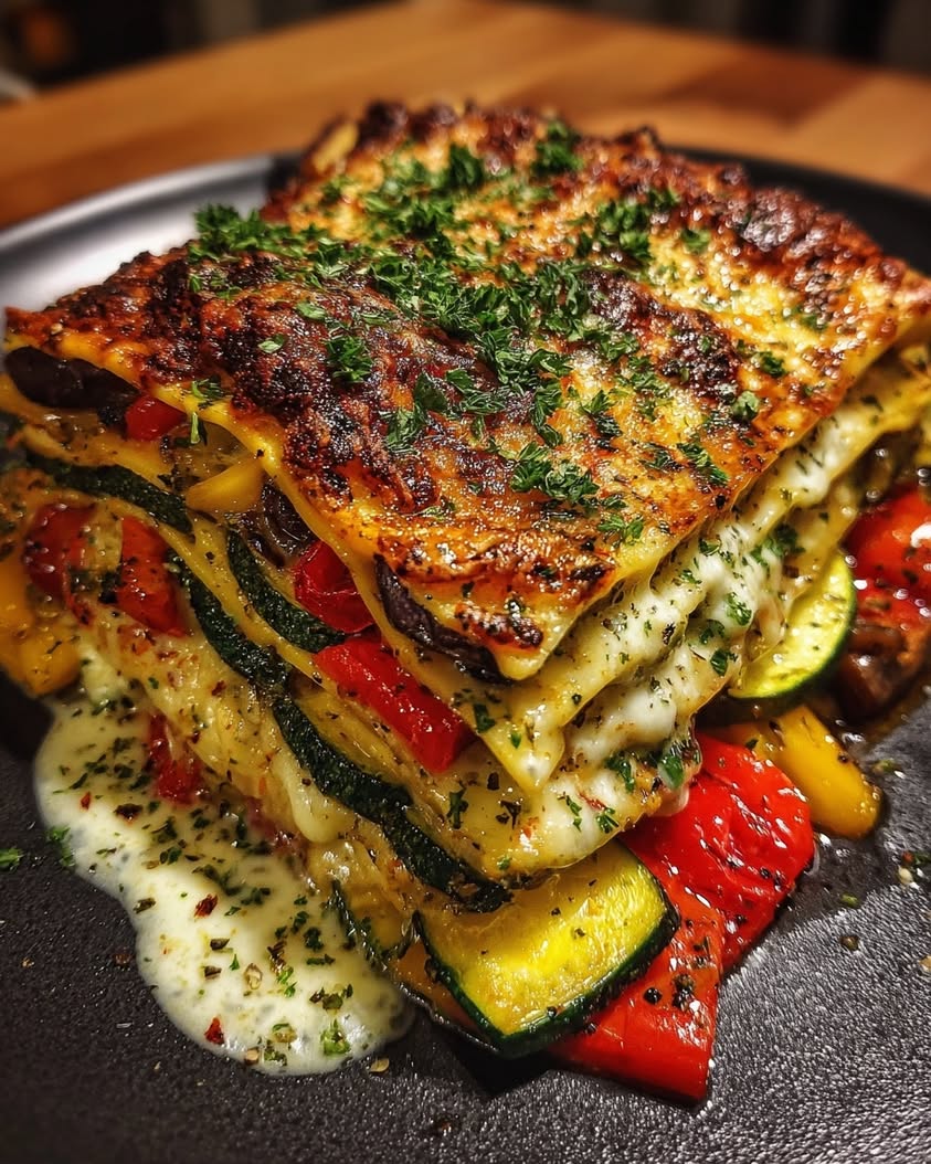 Mediterranean Vegetable Lasagna Recipe 27 golden layered mediterranean vegetable lasagna