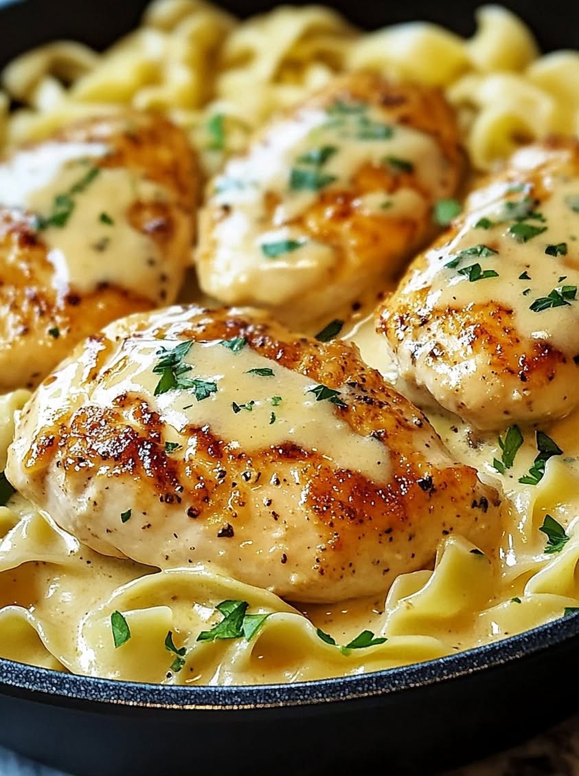 Golden Skillet Chicken in Creamy Parmesan Butter Sauce Recipe 22 golden skillet chicken parmesan butter sauce