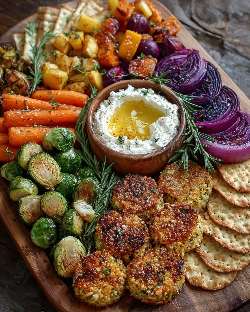 Holiday Whipped Feta Grazing Board 19 holiday whipped feta grazing board