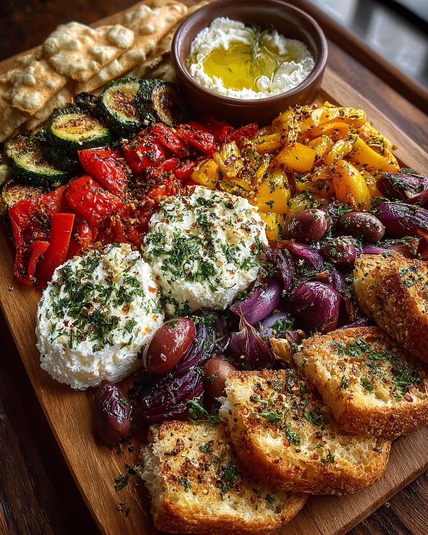 Mediterranean Herb Board with Ricotta Clouds 23 mediterranean herb board ricotta clouds