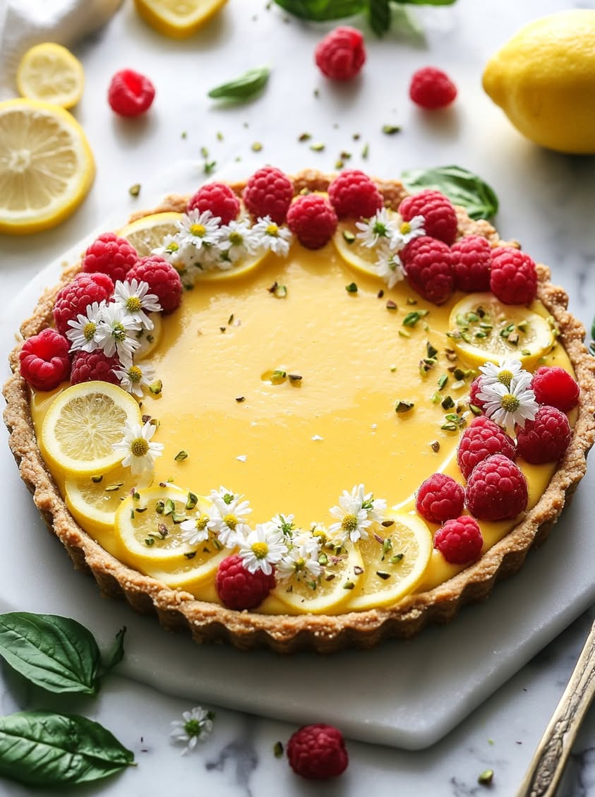 Elegant No-Bake Lemon Velvet Tart with a Biscoff Crust Recipe 19 no bake lemon velvet tart