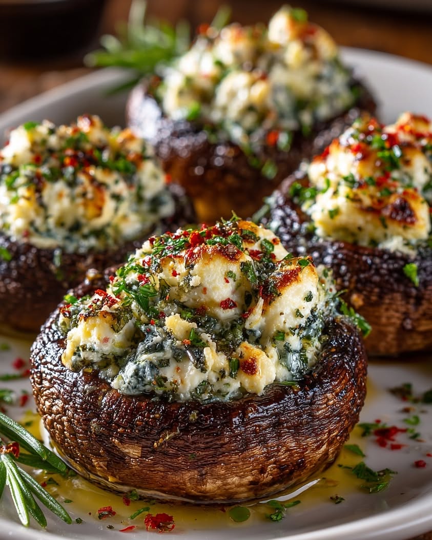 Ricotta Stuffed Portobello Mushroom Recipe 22 ricotta stuffed portobello mushrooms