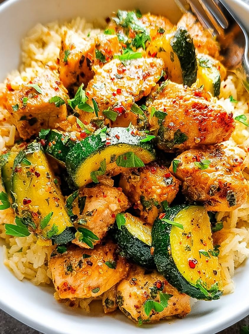 Rustic Oven-Baked Chicken with Garlic Herb Zucchini Recipe 17 rustic oven baked chicken garlic zucchini