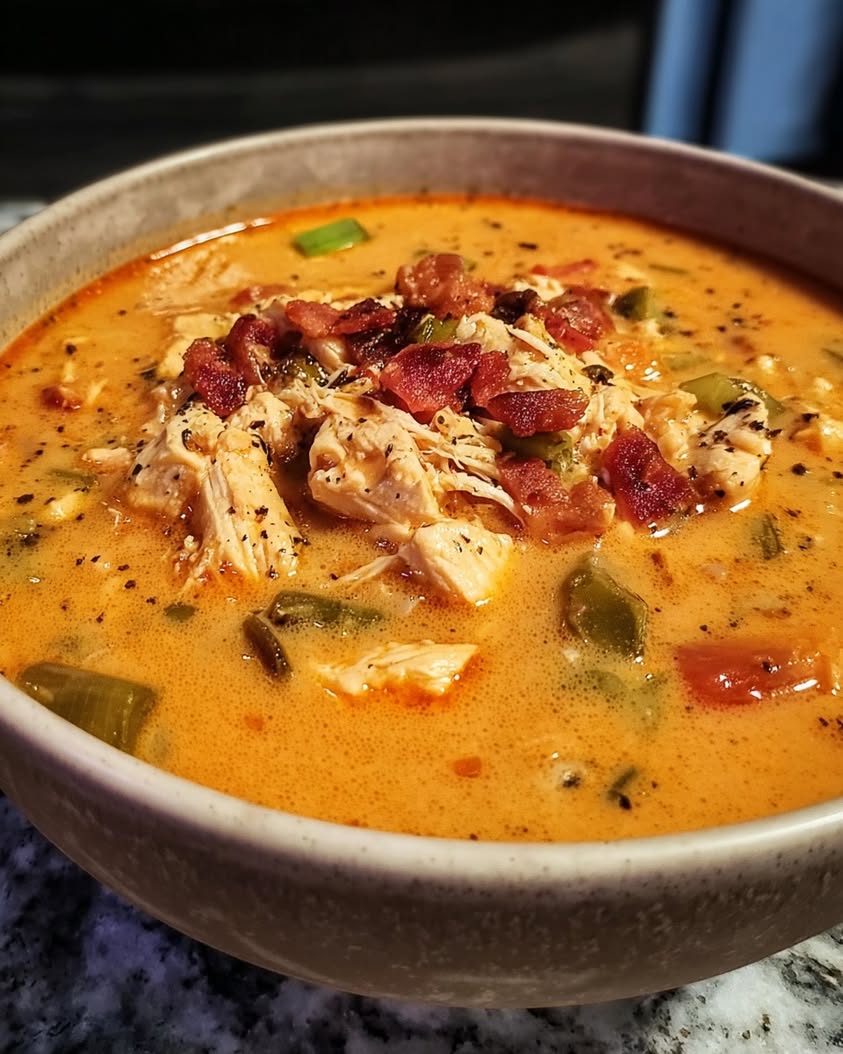 Slow-Simmered Cajun Chicken Soup Recipe with Southern Spices 24 slow simmered cajun chicken soup
