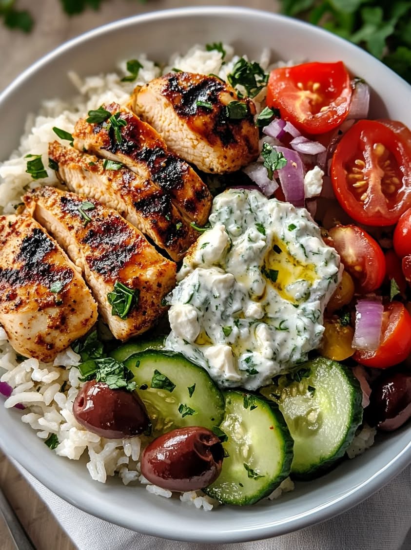 Sun-Kissed Mediterranean Chicken Bowls with Creamy Tzatziki Recipe 23 sun kissed mediterranean chicken bowl