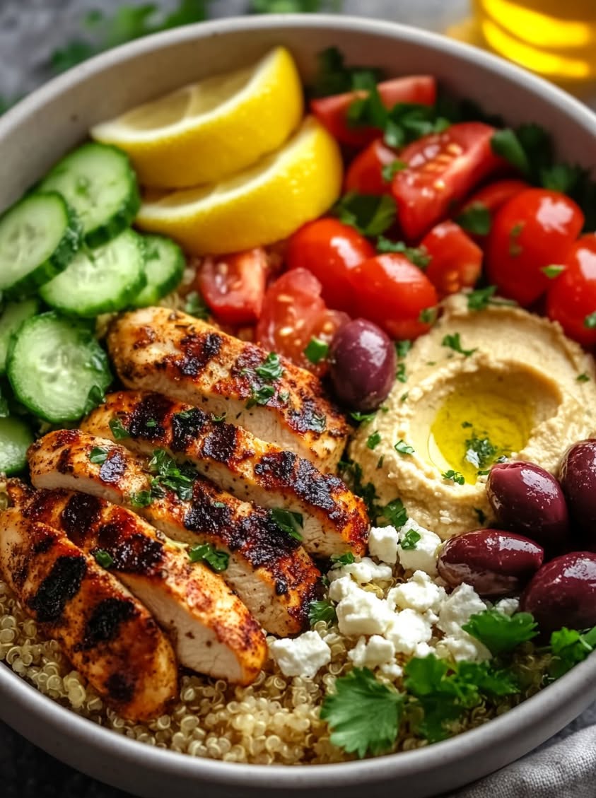 Sun-Kissed Mediterranean Lemon-Oregano Chicken Bowl Recipe 22 sun kissed mediterranean lemon oregano chicken bowl