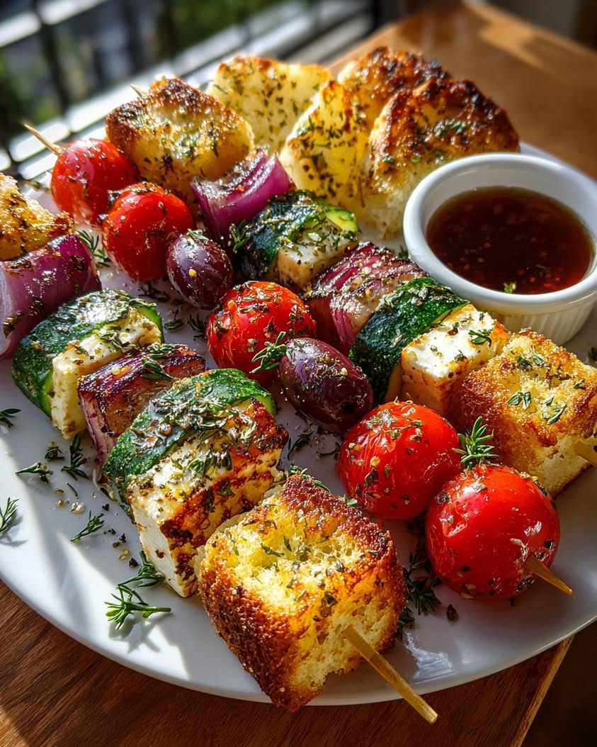 Deconstructed Greek Salad Skewer Recipe 3 deconstructed greek salad skewers