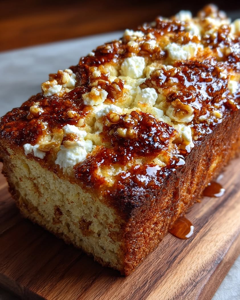 Goat Cheese Banana Bread Recipe 3 goat cheese walnut streusel banana bread