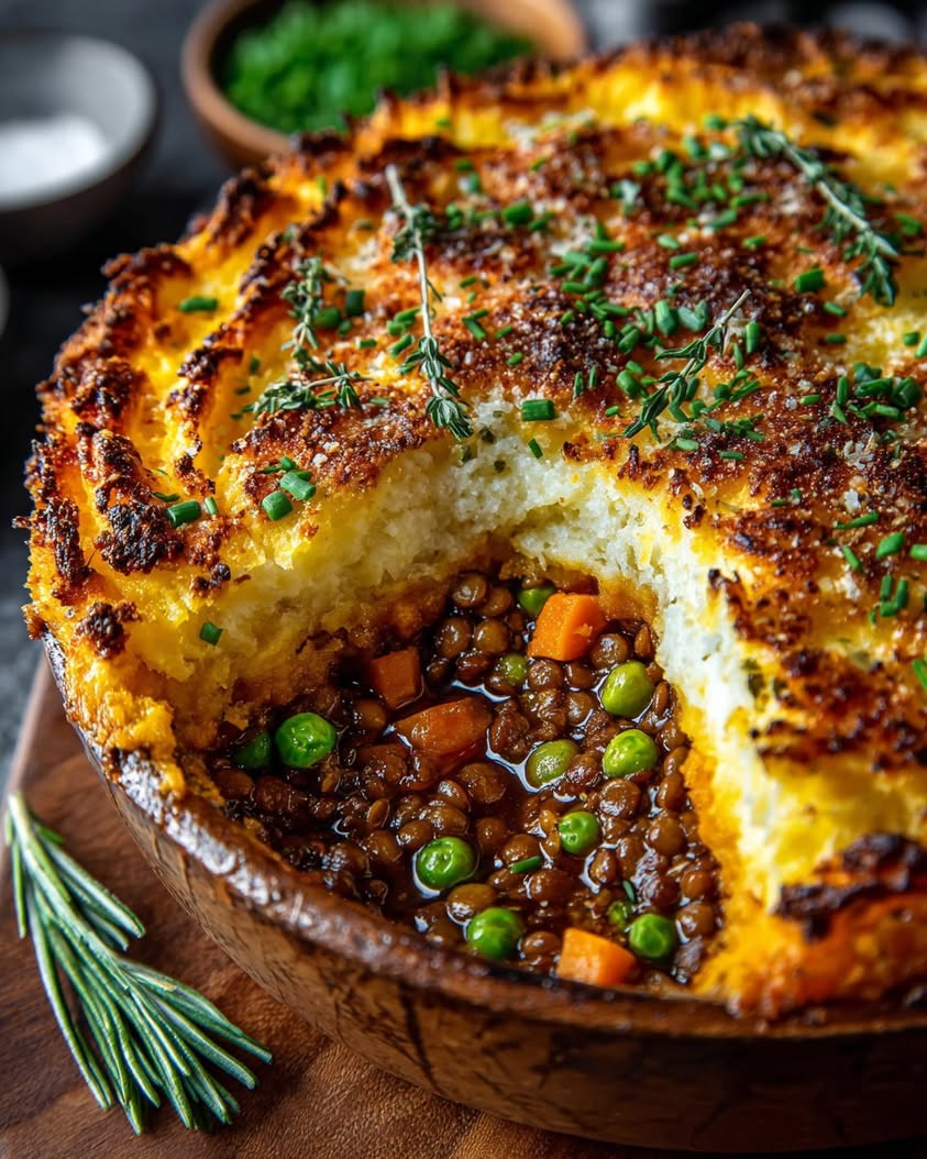 Lentil Shepherd's Pie Recipe 3 lentil shepherds pie sweet potato crust