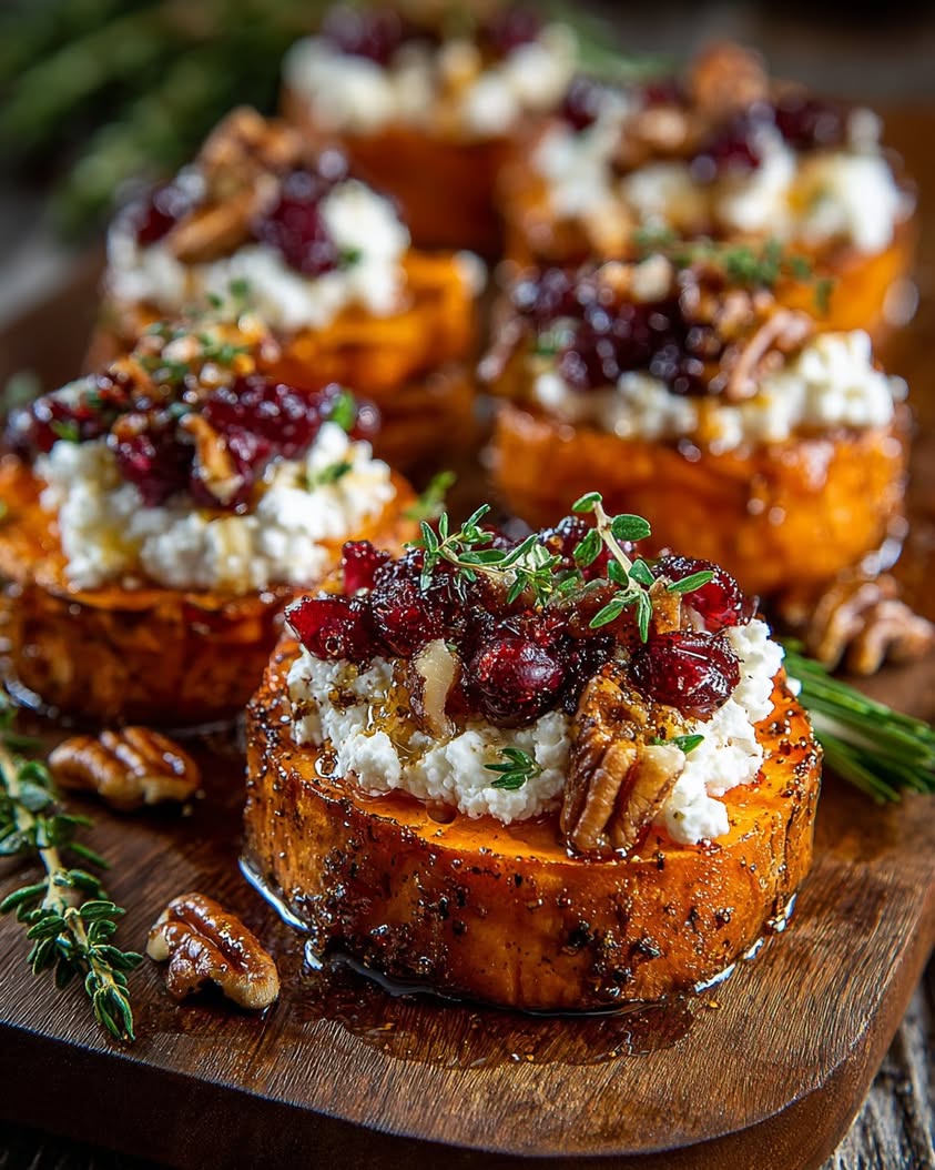 Maple Glazed Sweet Potato Recipe 3 maple glazed sweet potato ricotta cranberry