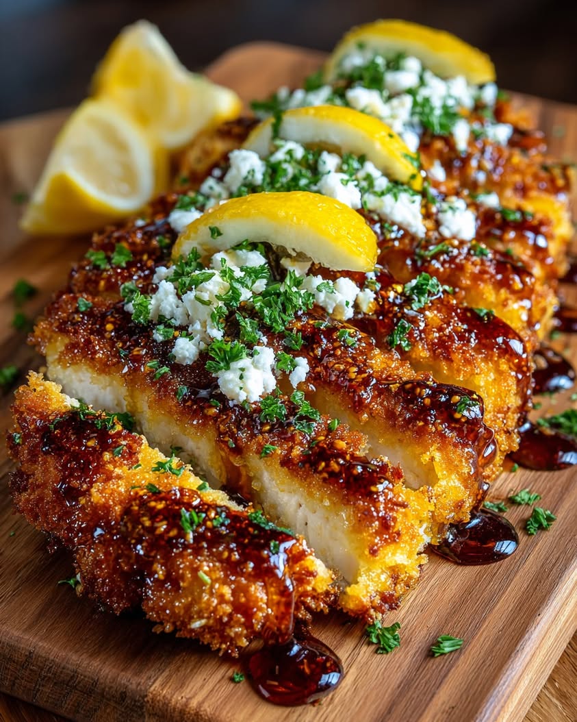 Spicy Hot Honey Lemon Chicken 3 spicy crispy honey lemon chicken