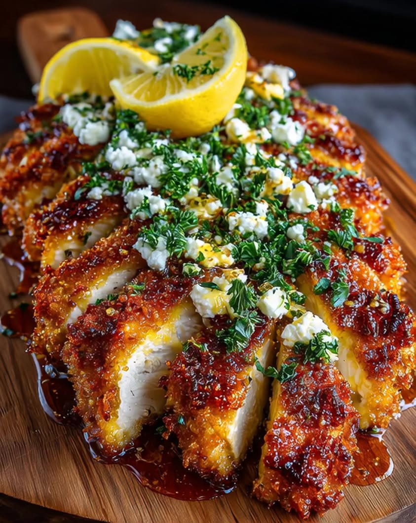 Spicy Hot Honey Lemon Chicken 3 spicy crispy hot honey chicken