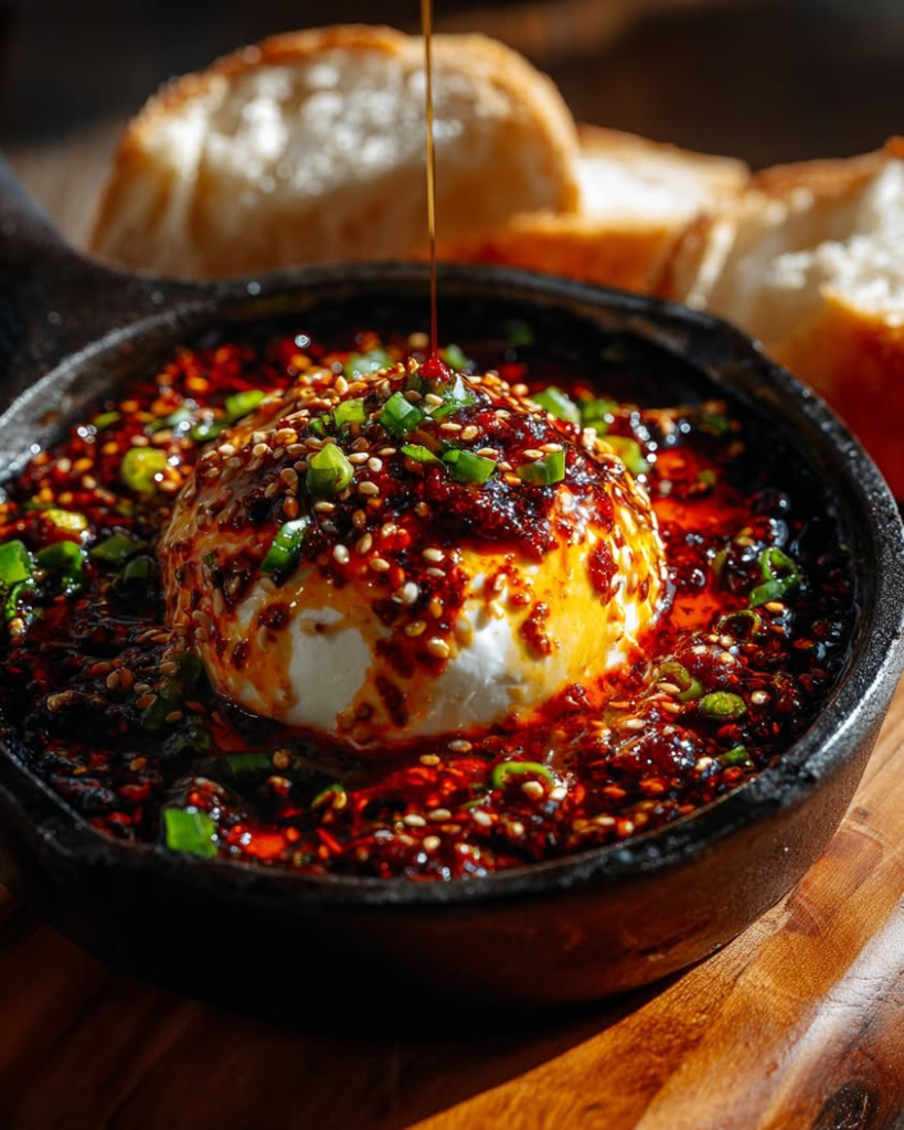 burrata spicy gochujang butter sizzle