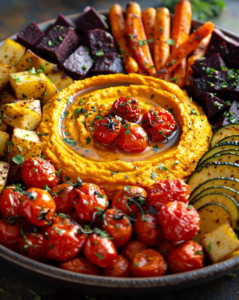 golden glow bowl carrot dip