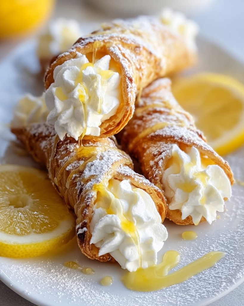 lemon meringue pie cannoli
