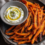 sweet potato fries goat cheese