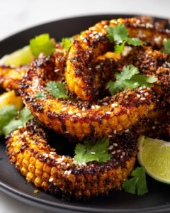 crispy swicy corn ribs gochujang butter