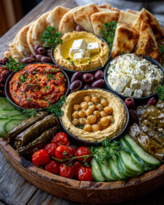 mediterranean mezze tapas basket