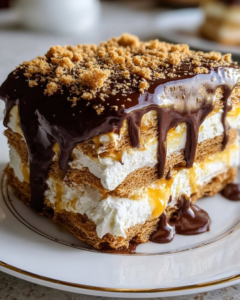 no bake creamy eclair indulgence