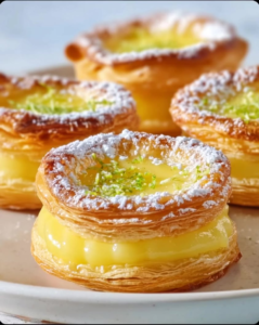 zesty lemon lime pastry cups