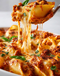 bubbling pasta sauce cheese
