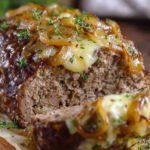 crockpot french onion meatloaf