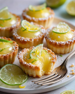 lemon lime pastry bites