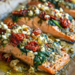 mediterranean salmon bake