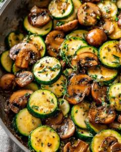 sauteed zucchini mushrooms