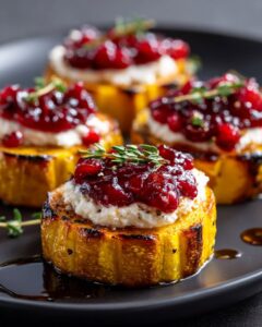 caramelized delicata squash ricotta honey glaze