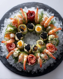 radiant seafood wreath recipe