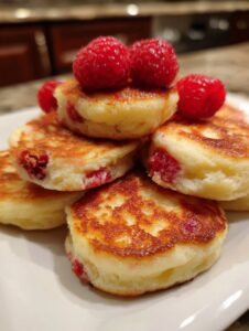 raspberry lime cottage cheese pancakes